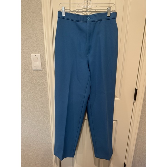 Levi's Pants - Levis Bend Over Pants Trousers Large 16 Blue 70s 80s High Rise 30 Waist Retro